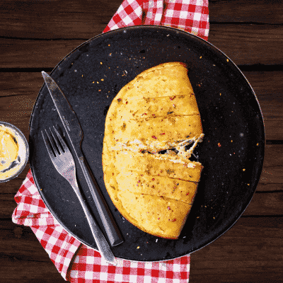 Paneer Tikka Garlic Bread